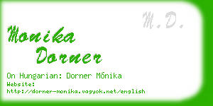 monika dorner business card